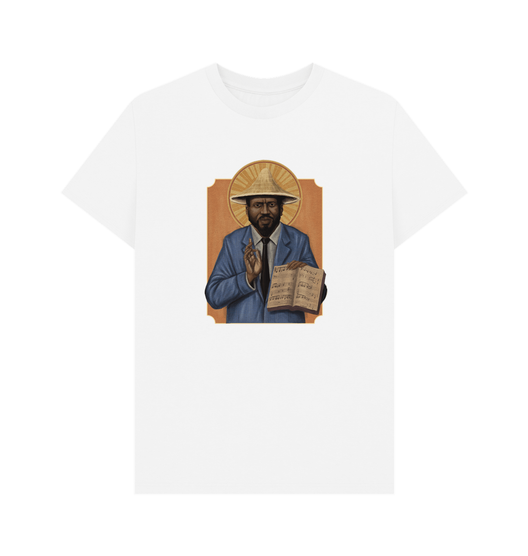 White Printed T-shirt Front