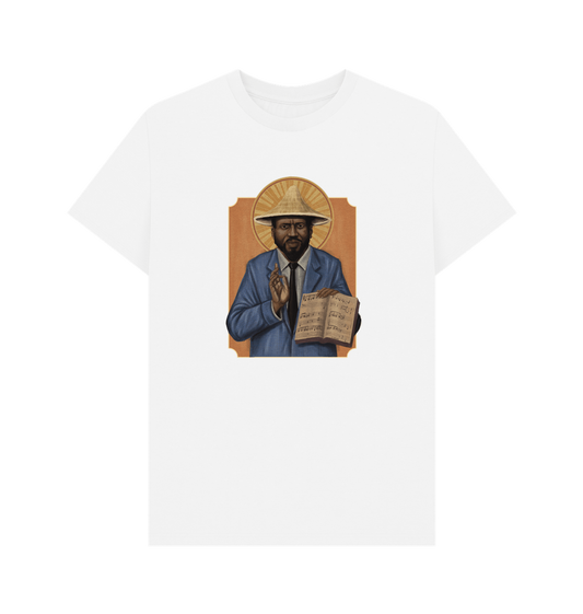 White Printed T-shirt Front