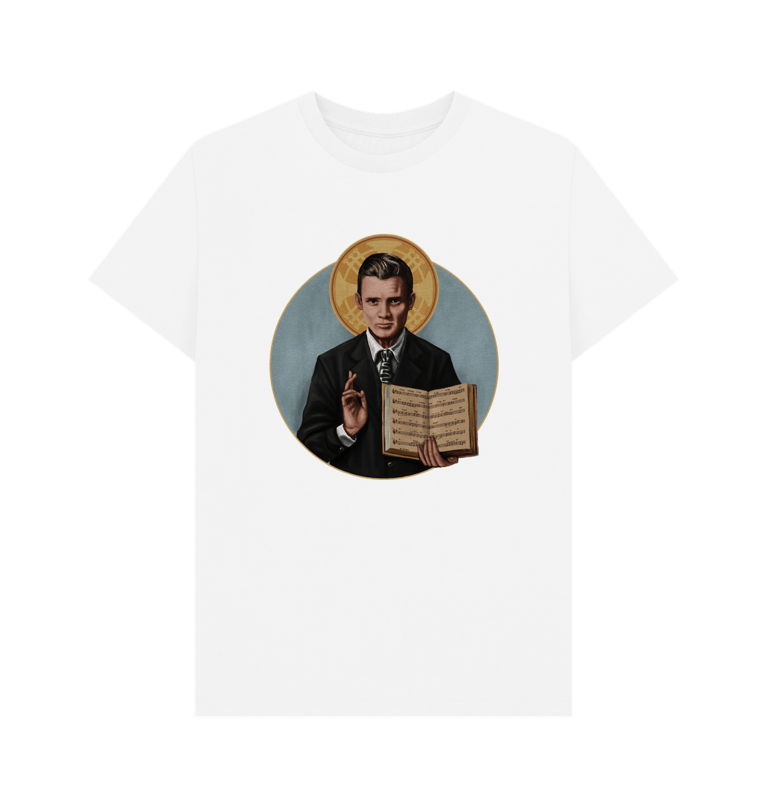 White Printed T-shirt Front