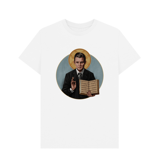 White Printed T-shirt Front