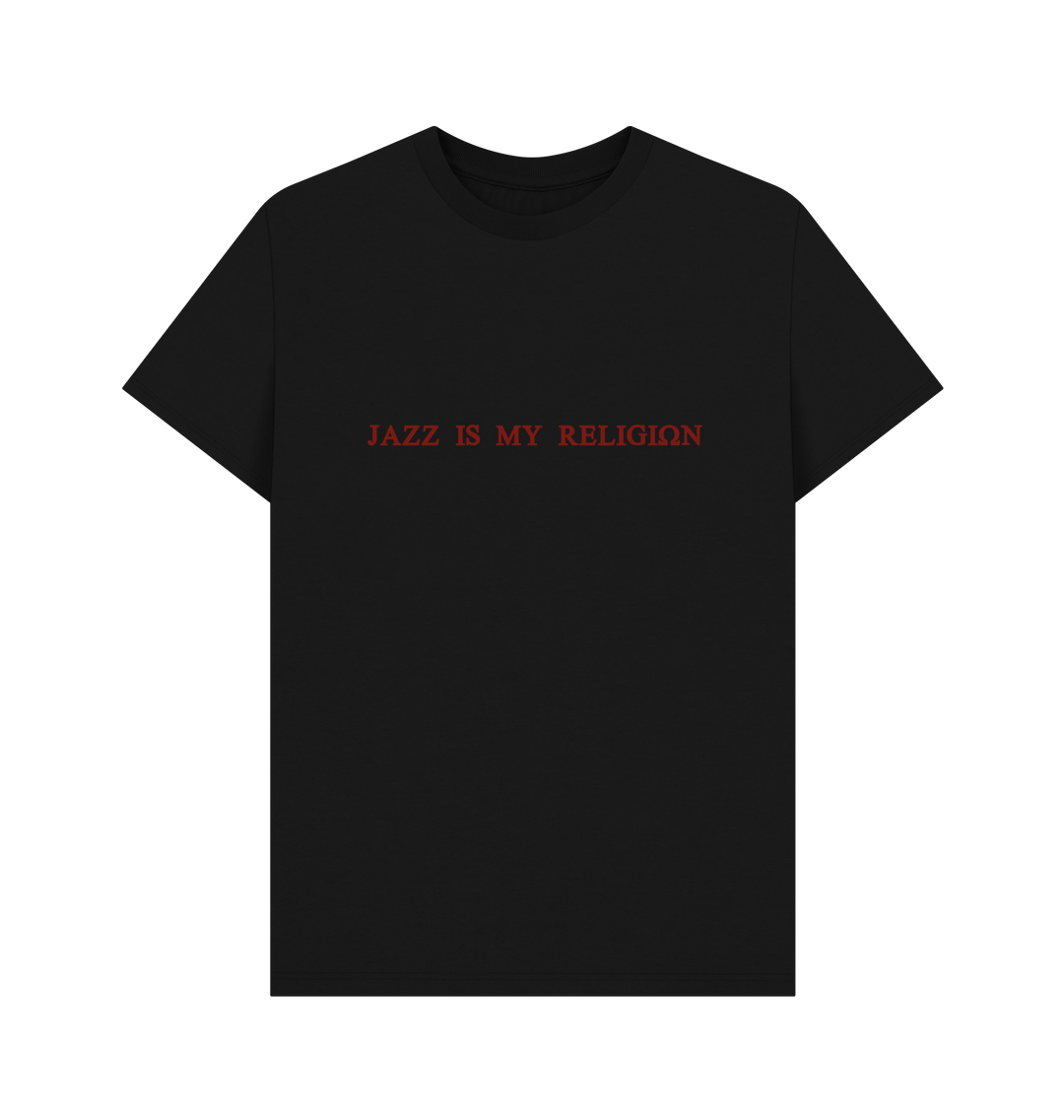 Black Printed T-shirt Front