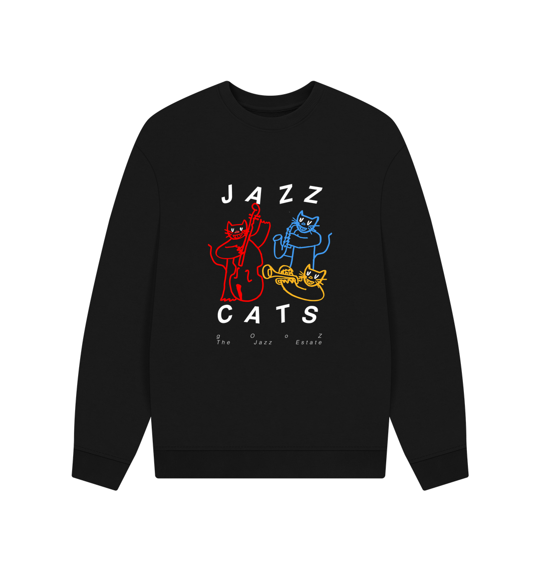 Black Printed Sweater