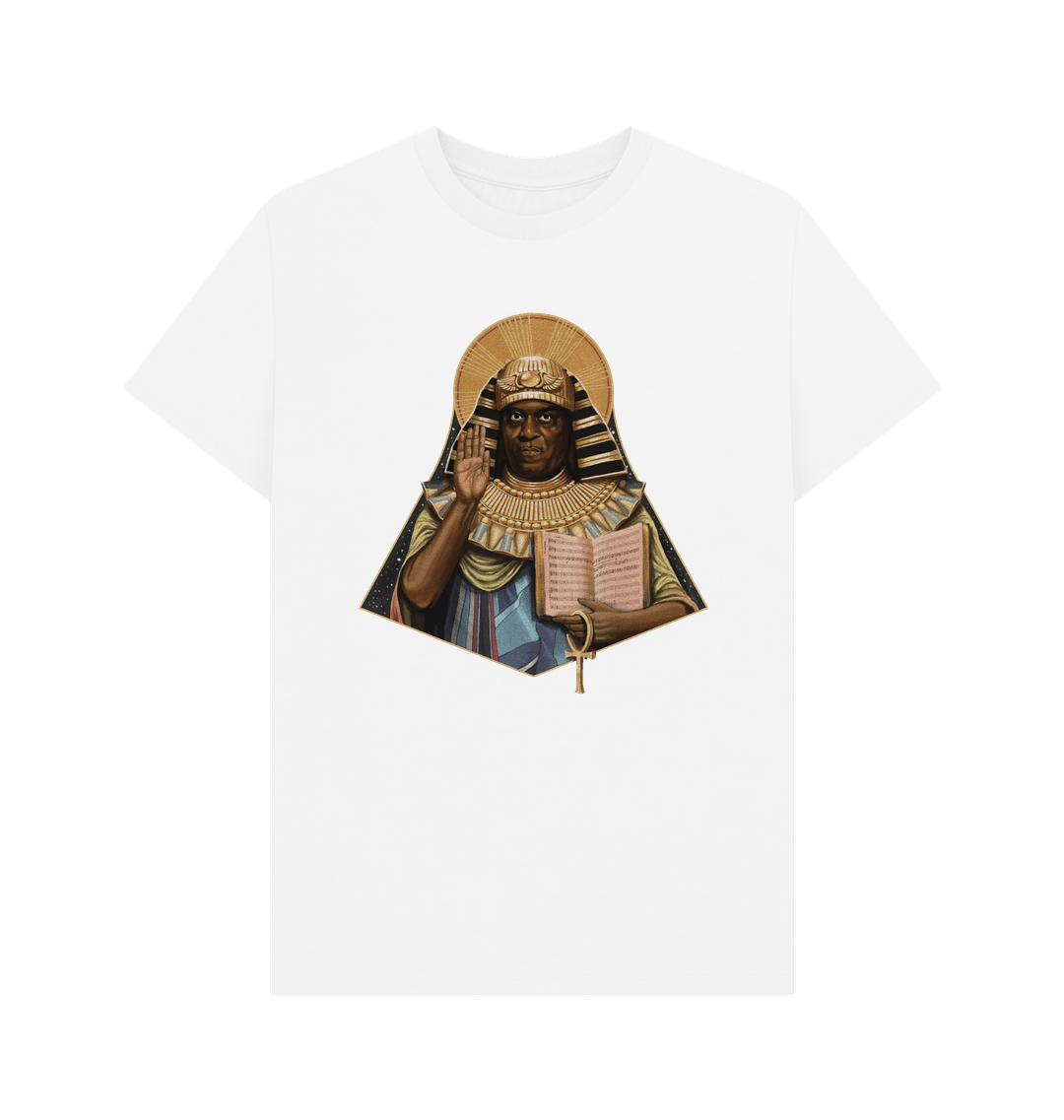 White Printed T-shirt Front