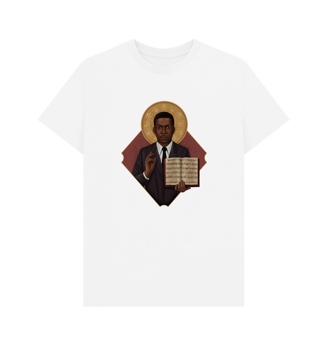 White Printed T-shirt Front