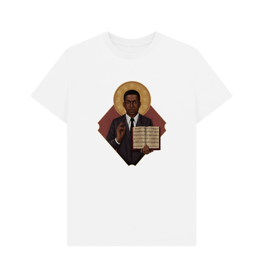 White Printed T-shirt Front