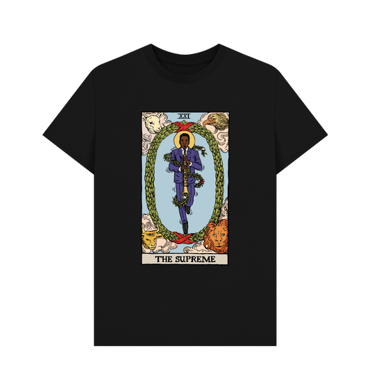 Black Printed T-shirt Front