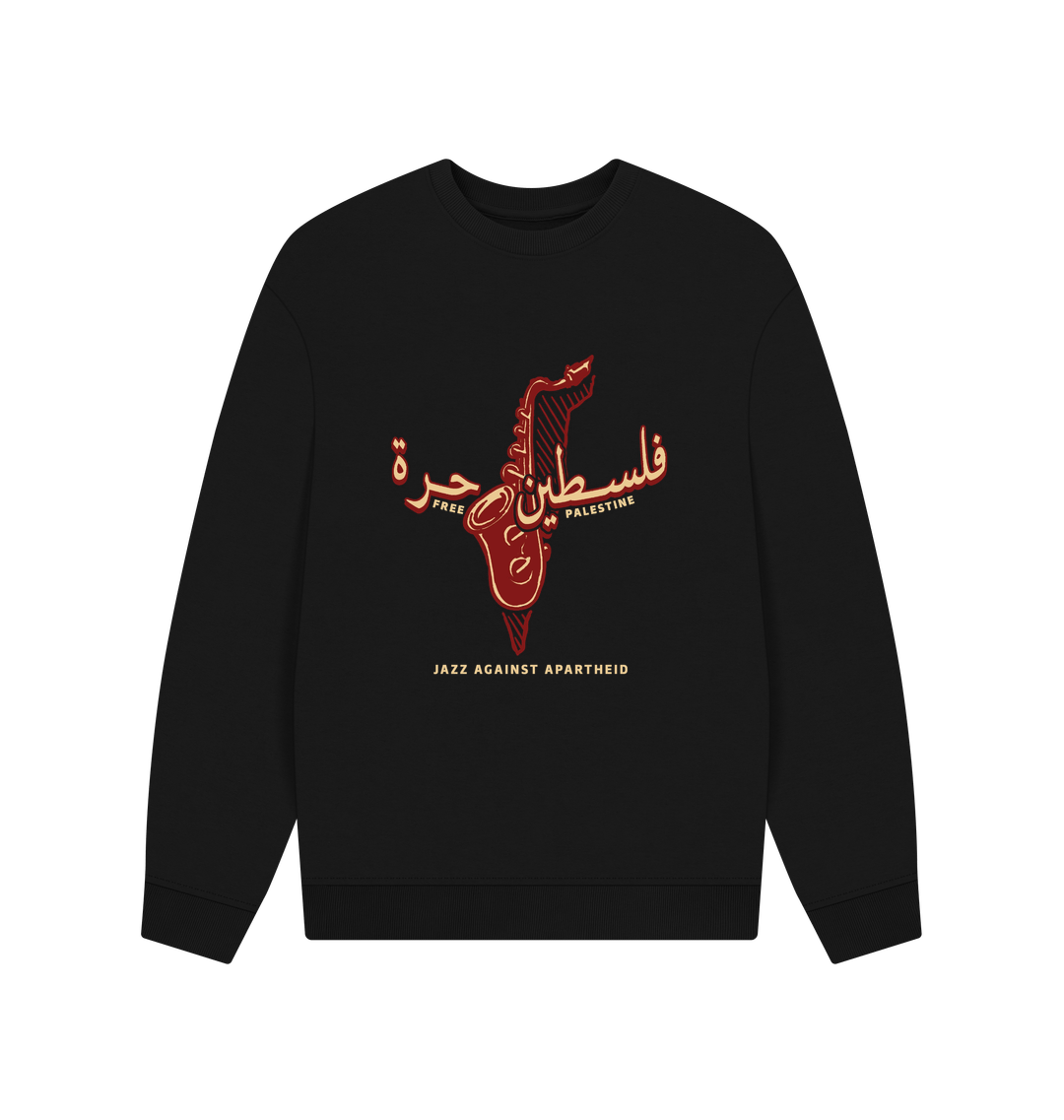 Black Printed Sweater