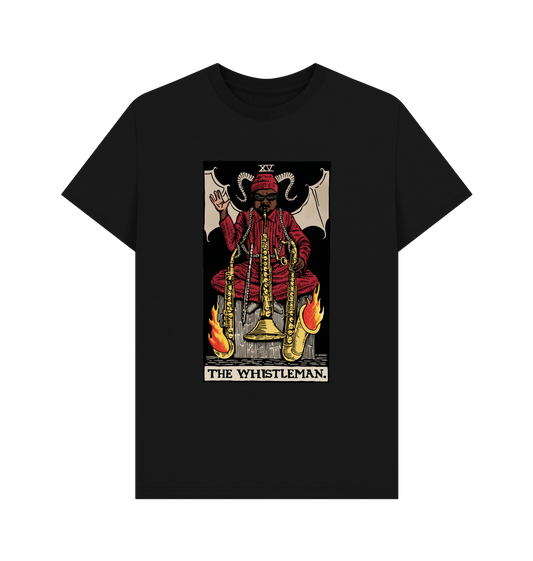 Black Printed T-shirt Front