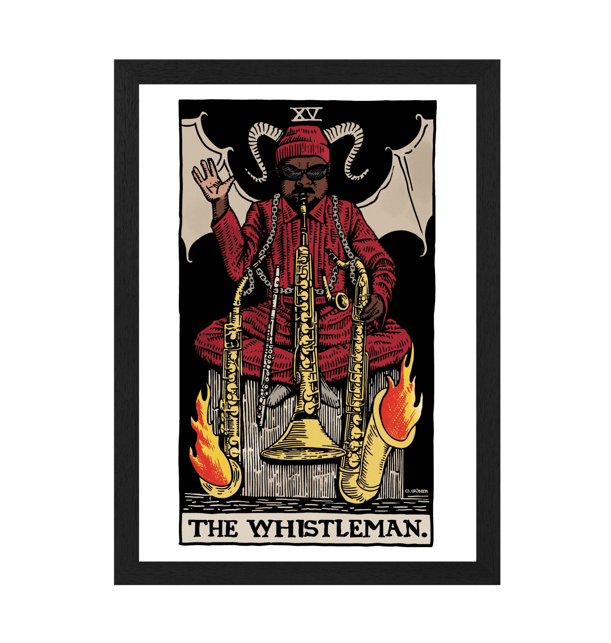 Black Frame Framed art print Front