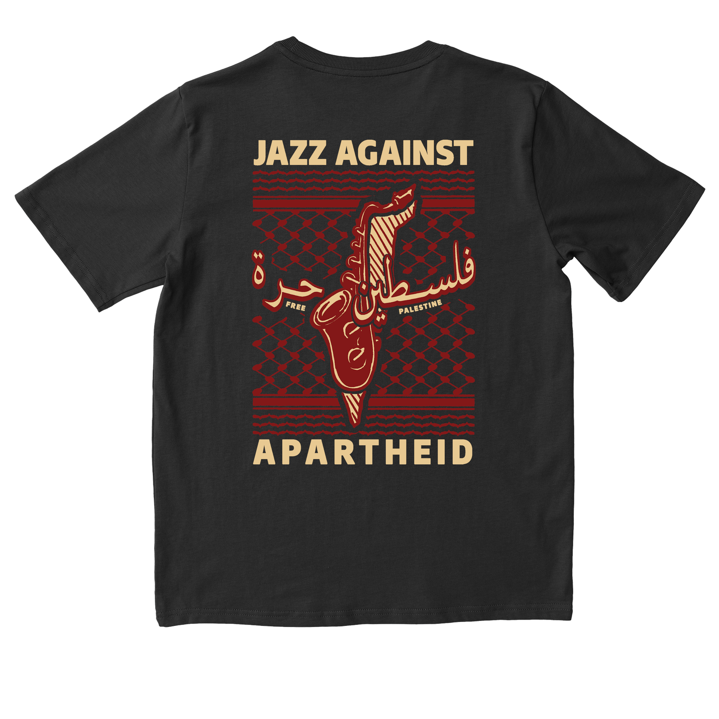 Jazz Against Aprtheid Black - Premium Relaxed Tee