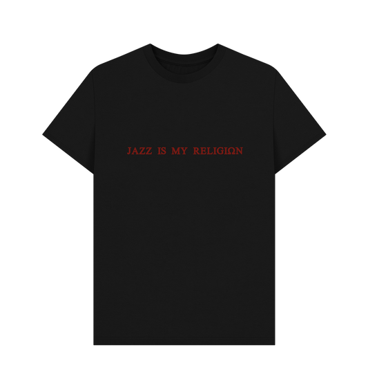 Black Printed T-shirt Front
