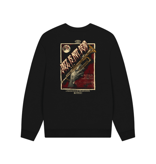 Black Printed Sweater