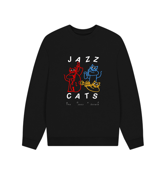 Black Printed Sweater
