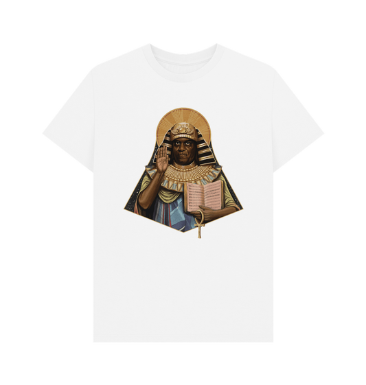 White Printed T-shirt Front