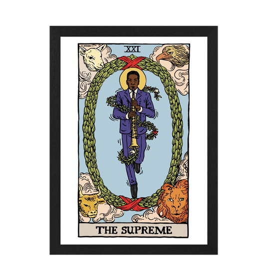 Black Frame Framed art print Front