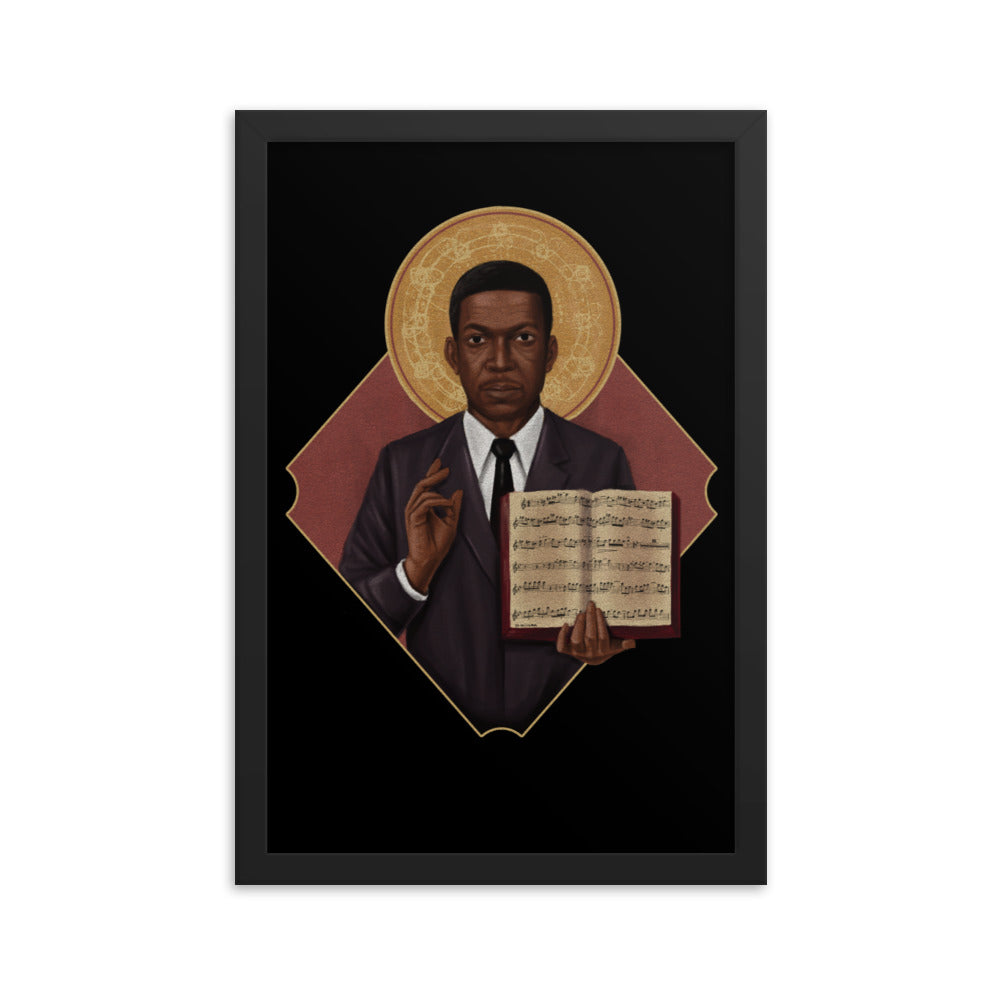 Saint Coltrane Framed Poster
