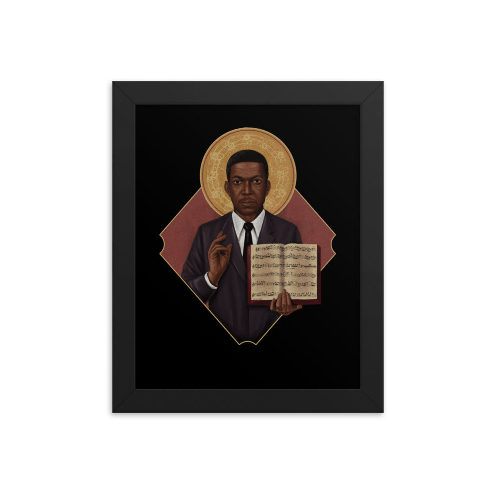 Saint Coltrane Framed Poster